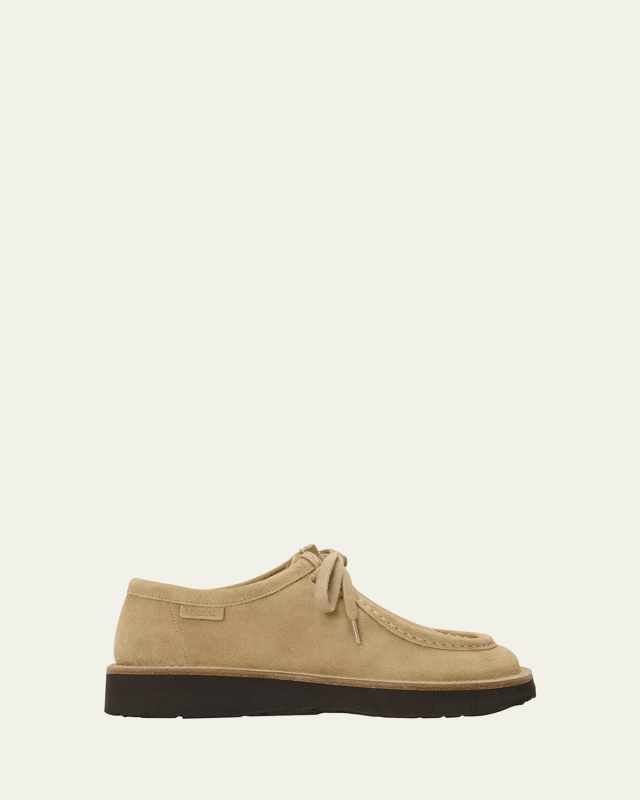 Faro Suede Lace-Up Derby Shoes